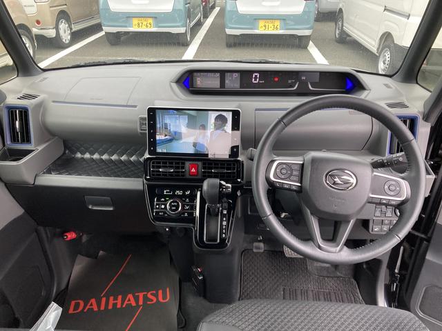 タントカスタムＲＳ１５インチアルミホイール　キーフリーシステム　プッシュボタンスタート　オートエアコン（プッシュ式）　フルＬＥＤヘッドランプ　オート格納式カラードドアミラー　本革巻ステアリングホイール（静岡県）の中古車