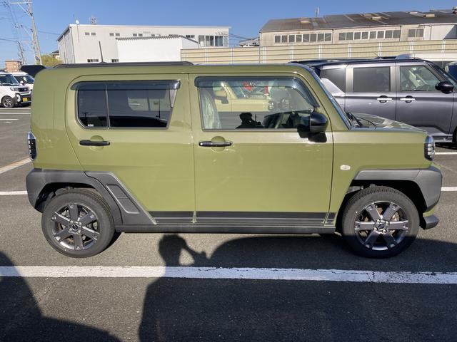 タフトＧ１５インチアルミホイール　オートレベリング機能付フルＬＥＤヘッドランプ　ＬＥＤフォグランプ　本革巻ステアリングホイール　本革巻インパネセンターシフト　ＴＦＴカラーマルチインフォメーションディスプレイ（静岡県）の中古車