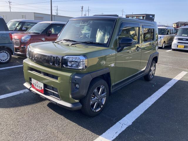 タフトＧ１５インチアルミホイール　オートレベリング機能付フルＬＥＤヘッドランプ　ＬＥＤフォグランプ　本革巻ステアリングホイール　本革巻インパネセンターシフト　ＴＦＴカラーマルチインフォメーションディスプレイ（静岡県）の中古車