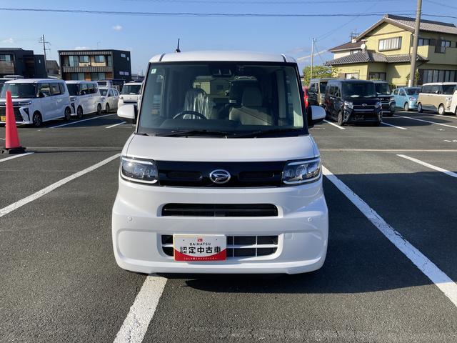 タントＸ１４インチフルホイールキャップ　フルＬＥＤヘッドランプ　オート格納式カラードドアミラー　左側パワースライドドア　ＴＦＴカラーマルチインフォメーションディスプレイ　フルファブリックシート（静岡県）の中古車