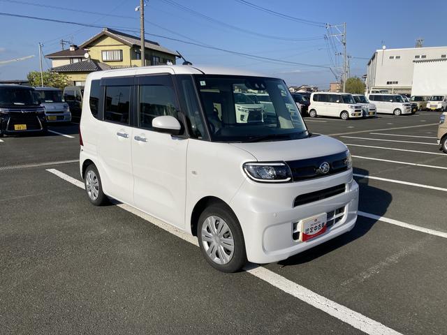 タントＸ１４インチフルホイールキャップ　フルＬＥＤヘッドランプ　オート格納式カラードドアミラー　左側パワースライドドア　ＴＦＴカラーマルチインフォメーションディスプレイ　フルファブリックシート（静岡県）の中古車