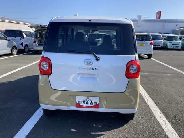 ムーヴキャンバスストライプスＸ１４インチフルホイールキャップ　キーフリーシステム　プッシュボタンスタート　ＵＶカットガラス　両側パワースライドドア　ハロゲンヘッドライト　ラゲージアンダーボックス（静岡県）の中古車