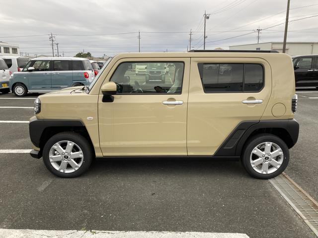 タフトＧ１５インチアルミホイール　オートレベリング機能付フルＬＥＤヘッドランプ　ＬＥＤフォグランプ　本革巻ステアリングホイール　本革巻インパネセンターシフト　ＴＦＴカラーマルチインフォメーションディスプレイ（静岡県）の中古車