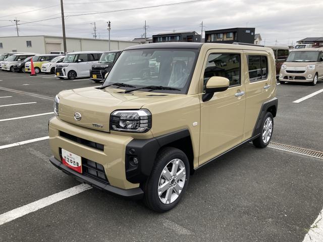 タフトＧ１５インチアルミホイール　オートレベリング機能付フルＬＥＤヘッドランプ　ＬＥＤフォグランプ　本革巻ステアリングホイール　本革巻インパネセンターシフト　ＴＦＴカラーマルチインフォメーションディスプレイ（静岡県）の中古車