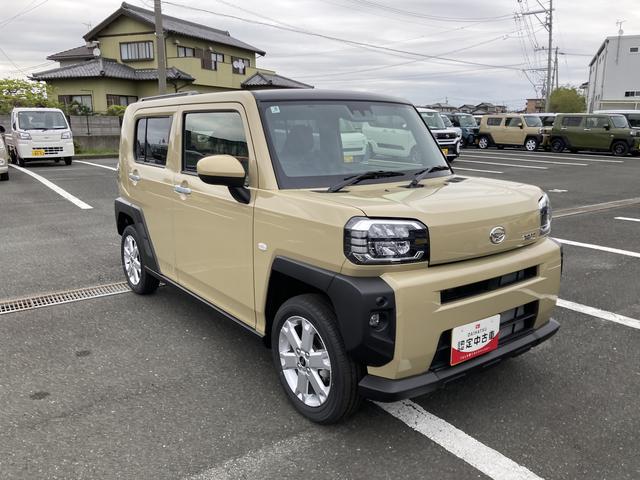 タフトＧ１５インチアルミホイール　オートレベリング機能付フルＬＥＤヘッドランプ　ＬＥＤフォグランプ　本革巻ステアリングホイール　本革巻インパネセンターシフト　ＴＦＴカラーマルチインフォメーションディスプレイ（静岡県）の中古車