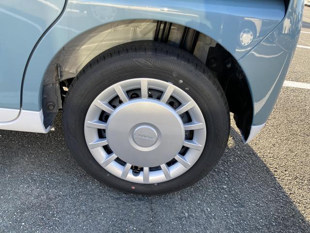 ムーヴキャンバスストライプスＸ１４インチフルホイールキャップ　キーフリーシステム　プッシュボタンスタート　ＵＶカットガラス　両側パワースライドドア　ハロゲンヘッドライト　ラゲージアンダーボックス（静岡県）の中古車