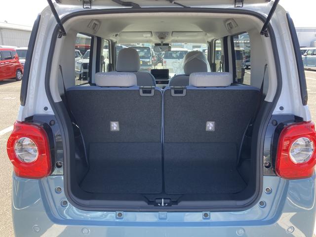 ムーヴキャンバスストライプスＸ１４インチフルホイールキャップ　キーフリーシステム　プッシュボタンスタート　ＵＶカットガラス　両側パワースライドドア　ハロゲンヘッドライト　ラゲージアンダーボックス（静岡県）の中古車