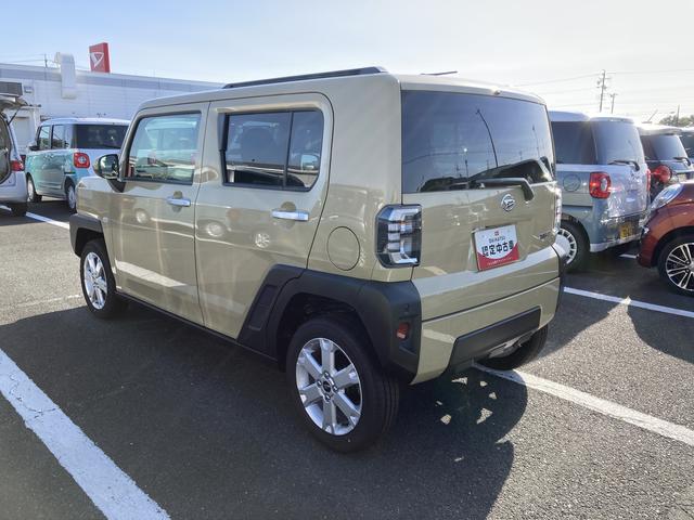 タフトＧ１５インチアルミホイール　オートレベリング機能付フルＬＥＤヘッドランプ　ＬＥＤフォグランプ　本革巻ステアリングホイール　本革巻インパネセンターシフト　ＴＦＴカラーマルチインフォメーションディスプレイ（静岡県）の中古車