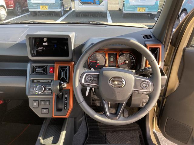 タフトＧ１５インチアルミホイール　オートレベリング機能付フルＬＥＤヘッドランプ　ＬＥＤフォグランプ　本革巻ステアリングホイール　本革巻インパネセンターシフト　ＴＦＴカラーマルチインフォメーションディスプレイ（静岡県）の中古車