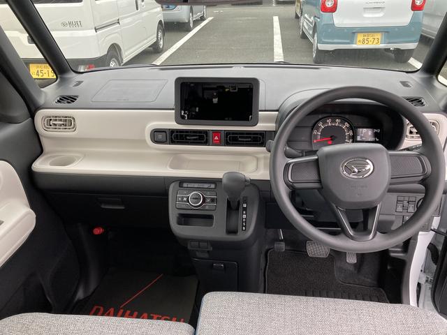 ムーヴキャンバスストライプスＸ１４インチフルホイールキャップ　キーフリーシステム　プッシュボタンスタート　ＵＶカットガラス　両側パワースライドドア　ハロゲンヘッドライト　ラゲージアンダーボックス（静岡県）の中古車