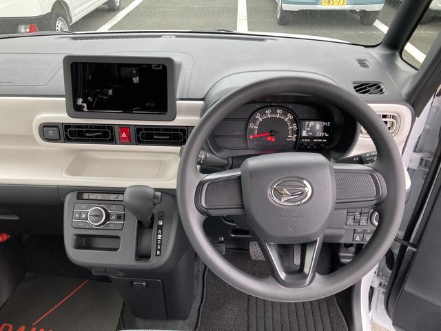 ムーヴキャンバスストライプスＸ１４インチフルホイールキャップ　キーフリーシステム　プッシュボタンスタート　ＵＶカットガラス　両側パワースライドドア　ハロゲンヘッドライト　ラゲージアンダーボックス（静岡県）の中古車