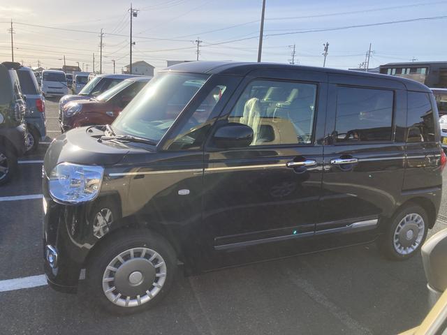 ムーヴキャンバスセオリーＧターボ１４インチフルホイールキャップ　ＬＥＤヘッドランプ　ＬＥＤフォグランプ　ホっとカップホルダー　両側パワースライドドア　キーフリーシステム　プッシュボタンスタート　ＵＶカットガラス（静岡県）の中古車