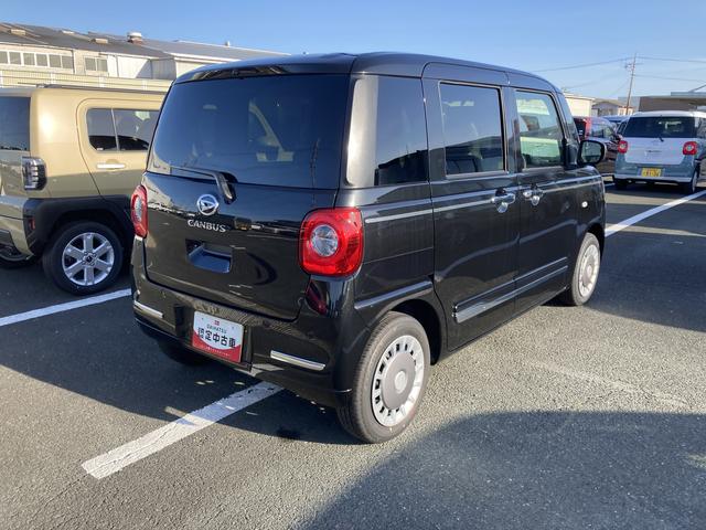 ムーヴキャンバスセオリーＧターボ１４インチフルホイールキャップ　ＬＥＤヘッドランプ　ＬＥＤフォグランプ　ホっとカップホルダー　両側パワースライドドア　キーフリーシステム　プッシュボタンスタート　ＵＶカットガラス（静岡県）の中古車