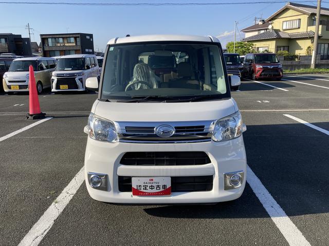 タントＸターボキーフリーシステム　パワースライドドア（左側）　オートエアコン（プッシュ式）　オートライト　ハロゲンヘッドランプ　マルチインフォメーションディスプレイ（静岡県）の中古車