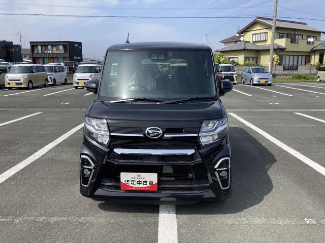 タントカスタムＲＳ１５インチアルミホイール　キーフリーシステム　プッシュボタンスタート　オートエアコン（プッシュ式）　フルＬＥＤヘッドランプ　オート格納式カラードドアミラー　本革巻ステアリングホイール（静岡県）の中古車