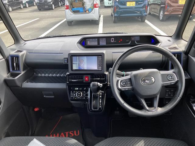 タントカスタムＲＳ１５インチアルミホイール　キーフリーシステム　プッシュボタンスタート　オートエアコン（プッシュ式）　フルＬＥＤヘッドランプ　オート格納式カラードドアミラー　本革巻ステアリングホイール（静岡県）の中古車