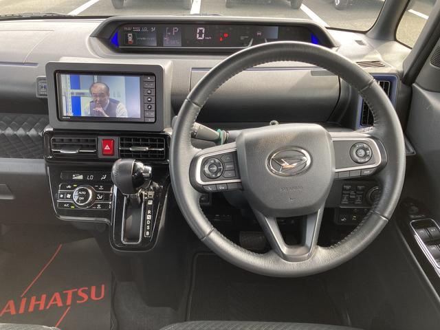 タントカスタムＲＳ１５インチアルミホイール　キーフリーシステム　プッシュボタンスタート　オートエアコン（プッシュ式）　フルＬＥＤヘッドランプ　オート格納式カラードドアミラー　本革巻ステアリングホイール（静岡県）の中古車