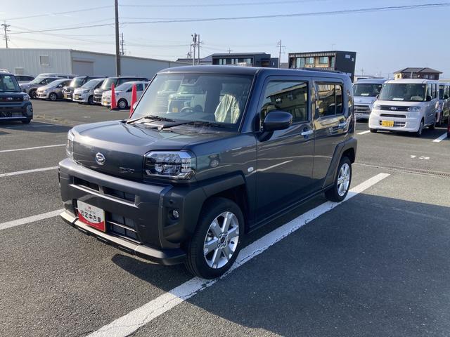 タフトＧ１５インチアルミホイール　オートレベリング機能付フルＬＥＤヘッドランプ　ＬＥＤフォグランプ　本革巻ステアリングホイール　本革巻インパネセンターシフト　ＴＦＴカラーマルチインフォメーションディスプレイ（静岡県）の中古車