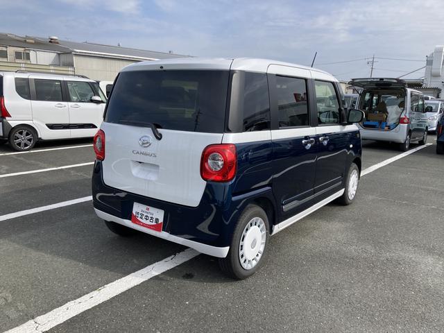ムーヴキャンバスストライプスG14インチフルホイールキャップ LEDヘッドランプ LEDフォグランプ ホっとカップホルダー 両側パワースライドドア キーフリーシステム プッシュボタンスタート UVカットガラス(静岡県)の中古車