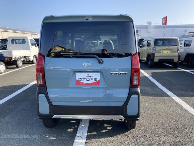 タントファンクロス１４インチアルミホイール　フルＬＥＤヘッドランプ　オート格納式カラードドアミラー　両側パワースライドドア　キーフリーシステム　プッシュボタンスタート（静岡県）の中古車