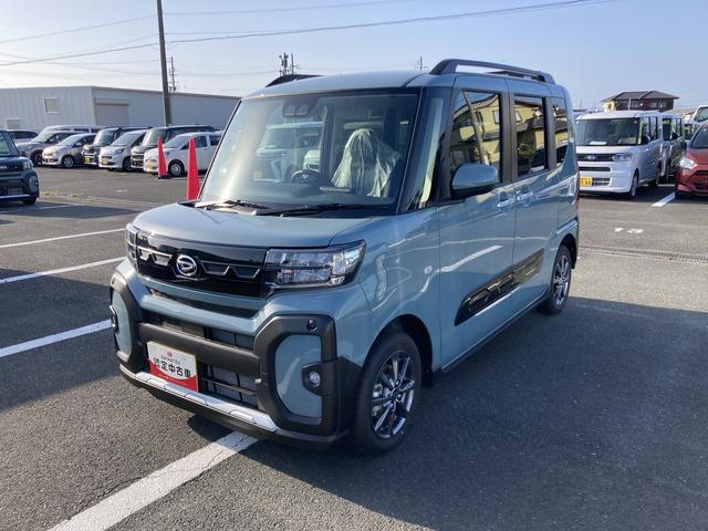 タントファンクロス１４インチアルミホイール　フルＬＥＤヘッドランプ　オート格納式カラードドアミラー　両側パワースライドドア　キーフリーシステム　プッシュボタンスタート（静岡県）の中古車