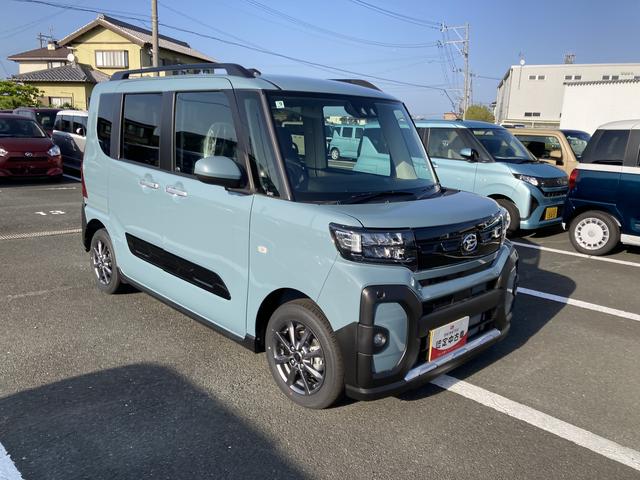 タントファンクロス１４インチアルミホイール　フルＬＥＤヘッドランプ　オート格納式カラードドアミラー　両側パワースライドドア　キーフリーシステム　プッシュボタンスタート（静岡県）の中古車