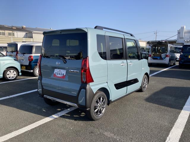 タントファンクロス１４インチアルミホイール　フルＬＥＤヘッドランプ　オート格納式カラードドアミラー　両側パワースライドドア　キーフリーシステム　プッシュボタンスタート（静岡県）の中古車