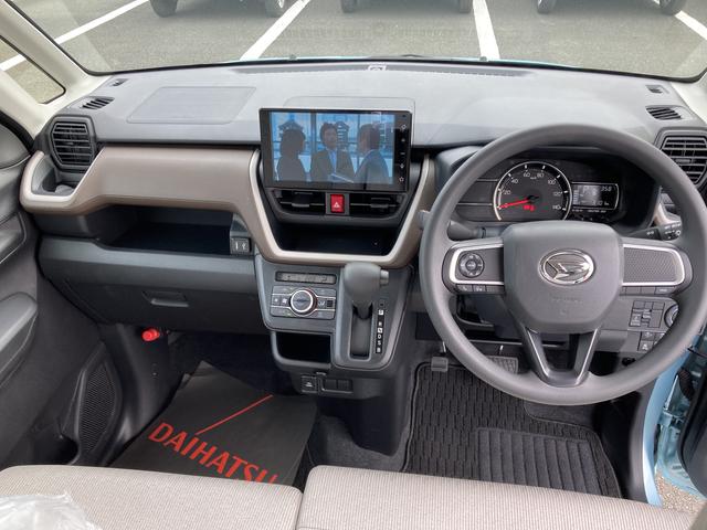 ムーヴＸキーフリーシステム　プッシュボタンスタート　ＬＥＤヘッドライト　１４インチフルホイールキャップ　マルチインフォメーションディスプレイ　左側パワースライドドア（静岡県）の中古車