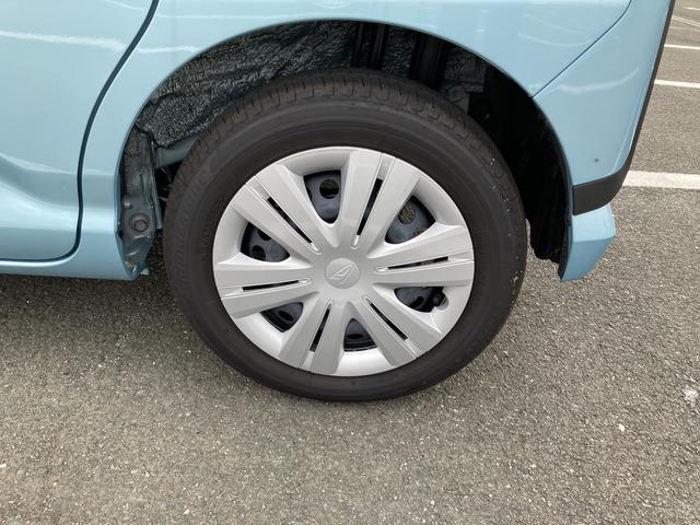 ムーヴＸキーフリーシステム　プッシュボタンスタート　ＬＥＤヘッドライト　１４インチフルホイールキャップ　マルチインフォメーションディスプレイ　左側パワースライドドア（静岡県）の中古車