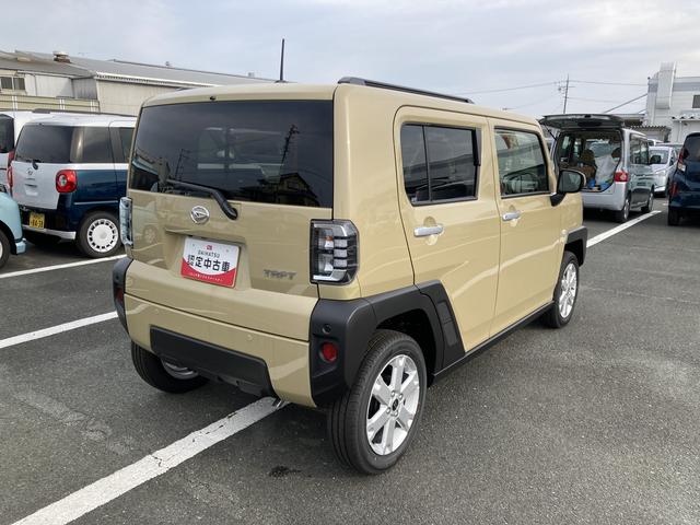 タフトＧ１５インチアルミホイール　オートレベリング機能付フルＬＥＤヘッドランプ　ＬＥＤフォグランプ　本革巻ステアリングホイール　本革巻インパネセンターシフト　ＴＦＴカラーマルチインフォメーションディスプレイ（静岡県）の中古車