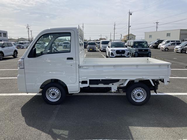 ハイゼットトラックスタンダード２ＷＤ　ＭＴ　スーパーＵＶカットガラス（フロントウィンドウ）　プリントレザーシート表皮　マニュアルエアコン　クリーンエアフィルター　電動式パワーステアリング（静岡県）の中古車