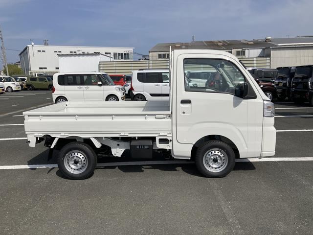 ハイゼットトラックスタンダード２ＷＤ　ＭＴ　スーパーＵＶカットガラス（フロントウィンドウ）　プリントレザーシート表皮　マニュアルエアコン　クリーンエアフィルター　電動式パワーステアリング（静岡県）の中古車