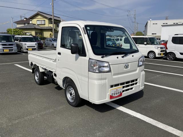 ハイゼットトラックスタンダード２ＷＤ　ＭＴ　スーパーＵＶカットガラス（フロントウィンドウ）　プリントレザーシート表皮　マニュアルエアコン　クリーンエアフィルター　電動式パワーステアリング（静岡県）の中古車