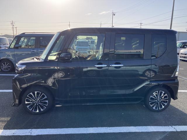 タントカスタムＲＳリミテッド１５インチアルミホイール　キーフリーシステム　プッシュボタンスタート　オートエアコン（プッシュ式）　フルＬＥＤヘッドランプ　オート格納式カラードドアミラー　本革巻ステアリングホイール（静岡県）の中古車