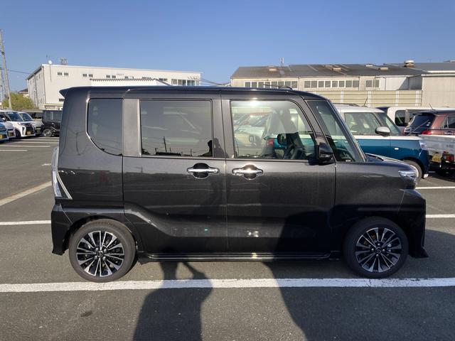 タントカスタムＲＳリミテッド１５インチアルミホイール　キーフリーシステム　プッシュボタンスタート　オートエアコン（プッシュ式）　フルＬＥＤヘッドランプ　オート格納式カラードドアミラー　本革巻ステアリングホイール（静岡県）の中古車