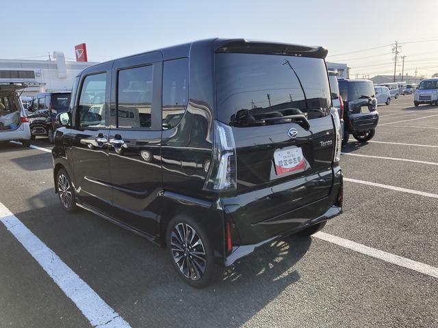 タントカスタムＲＳリミテッド１５インチアルミホイール　キーフリーシステム　プッシュボタンスタート　オートエアコン（プッシュ式）　フルＬＥＤヘッドランプ　オート格納式カラードドアミラー　本革巻ステアリングホイール（静岡県）の中古車