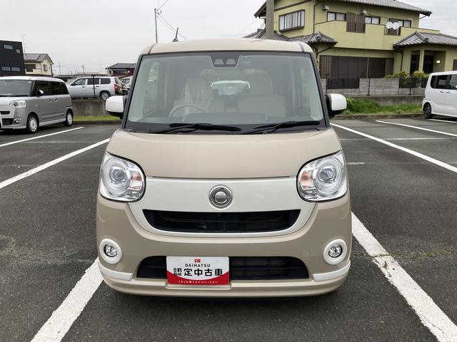 ムーヴキャンバスＧホワイトアクセントリミテッド　ＳＡIII１４インチフルホイールキャップ　ＬＥＤヘッドランプ　キーフリーシステム　両側パワースライドドア　オートエアコン（プッシュ式）　オートライト　置きラクボックス（静岡県）の中古車