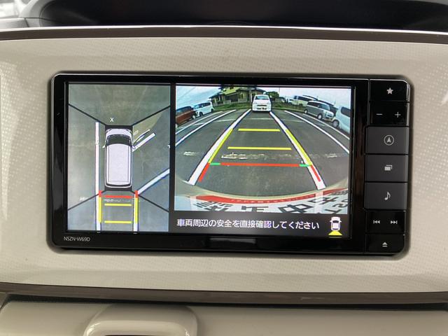 ムーヴキャンバスＧホワイトアクセントリミテッド　ＳＡIII１４インチフルホイールキャップ　ＬＥＤヘッドランプ　キーフリーシステム　両側パワースライドドア　オートエアコン（プッシュ式）　オートライト　置きラクボックス（静岡県）の中古車