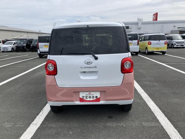 ムーヴキャンバスストライプスGターボ14インチフルホイールキャップ LEDヘッドランプ LEDフォグランプ ホっとカップホルダー 両側パワースライドドア キーフリーシステム プッシュボタンスタート UVカットガラス(静岡県)の中古車