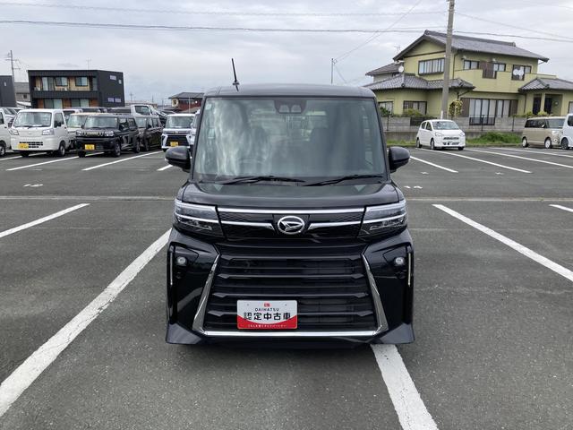 タントカスタムＲＳ１５インチアルミホイール　キーフリーシステム　プッシュボタンスタート　オートエアコン（プッシュ式）　フルＬＥＤヘッドランプ　オート格納式カラードドアミラー　本革巻ステアリングホイール（静岡県）の中古車