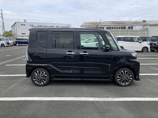 タントカスタムＲＳ１５インチアルミホイール　キーフリーシステム　プッシュボタンスタート　オートエアコン（プッシュ式）　フルＬＥＤヘッドランプ　オート格納式カラードドアミラー　本革巻ステアリングホイール（静岡県）の中古車