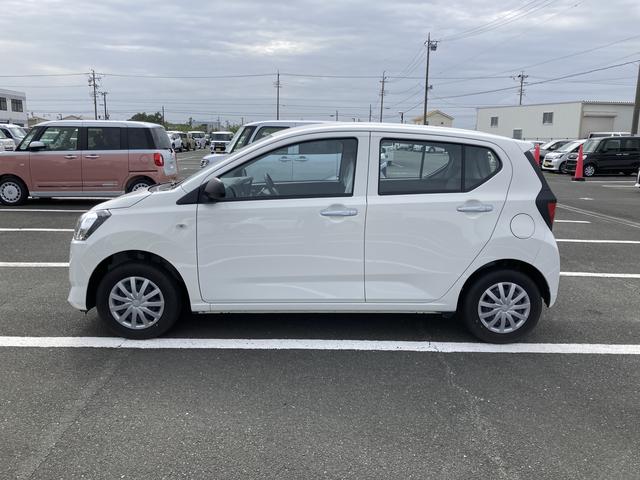 ミライースＬ　ＳＡIII１３インチフルホイールキャップ　マルチリフレクターハロゲンヘッドランプ　可倒式ドアミラー　自発光式デジタルメーターアンバーイルミネーションメーター　マニュアルエアコン（ダイヤル式）　キーレスエントリー（静岡県）の中古車