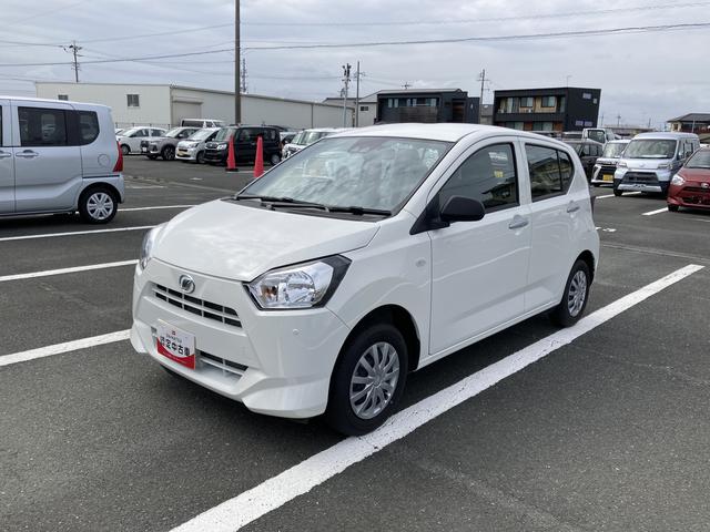 ミライースＬ　ＳＡIII１３インチフルホイールキャップ　マルチリフレクターハロゲンヘッドランプ　可倒式ドアミラー　自発光式デジタルメーターアンバーイルミネーションメーター　マニュアルエアコン（ダイヤル式）　キーレスエントリー（静岡県）の中古車