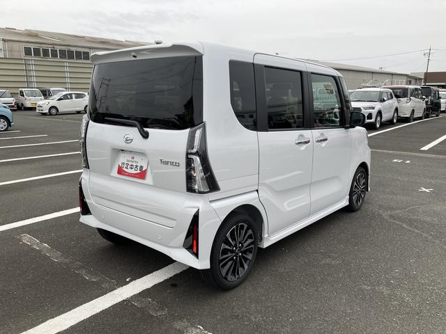 タントカスタムＲＳ１５インチアルミホイール　キーフリーシステム　プッシュボタンスタート　オートエアコン（プッシュ式）　フルＬＥＤヘッドランプ　オート格納式カラードドアミラー　本革巻ステアリングホイール（静岡県）の中古車