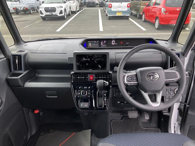 タントカスタムＲＳ１５インチアルミホイール　キーフリーシステム　プッシュボタンスタート　オートエアコン（プッシュ式）　フルＬＥＤヘッドランプ　オート格納式カラードドアミラー　本革巻ステアリングホイール（静岡県）の中古車