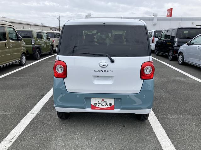 ムーヴキャンバスストライプスＧ１４インチフルホイールキャップ　ＬＥＤヘッドランプ　ＬＥＤフォグランプ　ホっとカップホルダー　両側パワースライドドア　キーフリーシステム　プッシュボタンスタート　ＵＶカットガラス（静岡県）の中古車