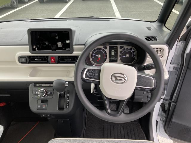 ムーヴキャンバスストライプスＧ１４インチフルホイールキャップ　ＬＥＤヘッドランプ　ＬＥＤフォグランプ　ホっとカップホルダー　両側パワースライドドア　キーフリーシステム　プッシュボタンスタート　ＵＶカットガラス（静岡県）の中古車