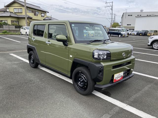 タフトＸ　ディスプレイオーディオ付１５インチスチールホイール（ブラック塗装）　マニュアルレベリング機能付フルＬＥＤヘッドランプ　マルチインフォメーションディスプレイ（静岡県）の中古車