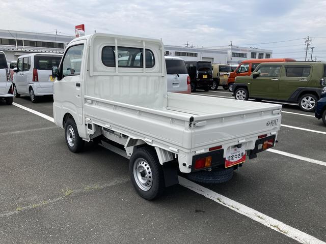 ハイゼットトラックスタンダード　元レンタカー登録２ＷＤ　ＣＶＴ　スーパーＵＶＩＲカットガラス（フロントウィンドウ）　プリントレザーシート表皮　マニュアルエアコン　電動式パワーステアリング（静岡県）の中古車