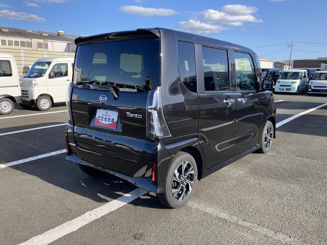 タントカスタムX14インチアルミホイール 大型エアロバンパー フルLEDヘッドランプ オート格納式カラードドアミラー 両側パワースライドドア キーフリーシステム プッシュボタンスタート(静岡県)の中古車